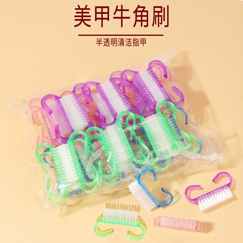Инструмент для чистки ногтей щетка рога полупрозрачная щетка для ногтей жесткая щетка для пыли