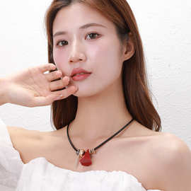 亚马逊外贸跨境专供新款精致欧美几何合金时尚个性百搭女士锁骨链