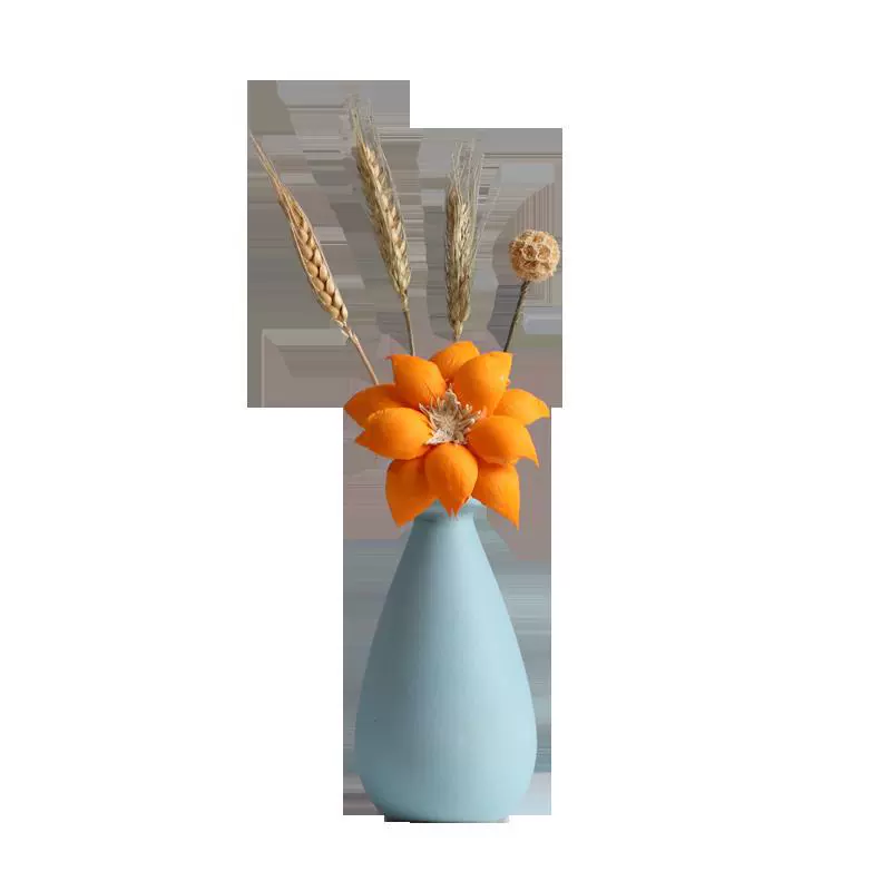 Винный шкаф с керамической вазой, украшение для ТВ-шкафа для обуви, обеденный стол, прихожая, роскошные украшения для ТВ-шкафа, мягкое и легкое украшение для дома.