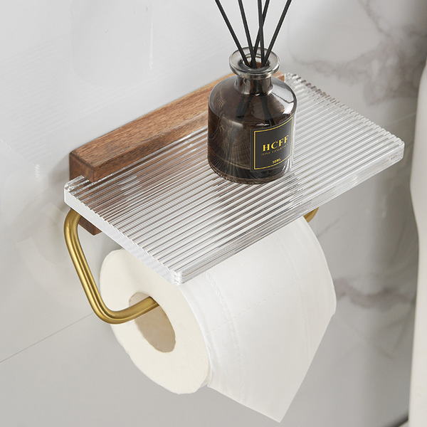 Bathroom tissue shelf toilet rolling paper wall -mounted toilet…