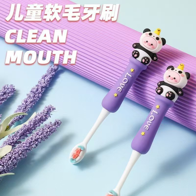 Children's Toothbrush with Soft Bristles 0~3 Years Old, 6~12 and a Half Years Old and Above, Special for Baby, Infant Toothbrush Wholesale