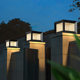 Solar Outdoor Waterproof Column Head Light New Villa Gate Garden Courtyard Door Post Outdoor Fence Guardrail