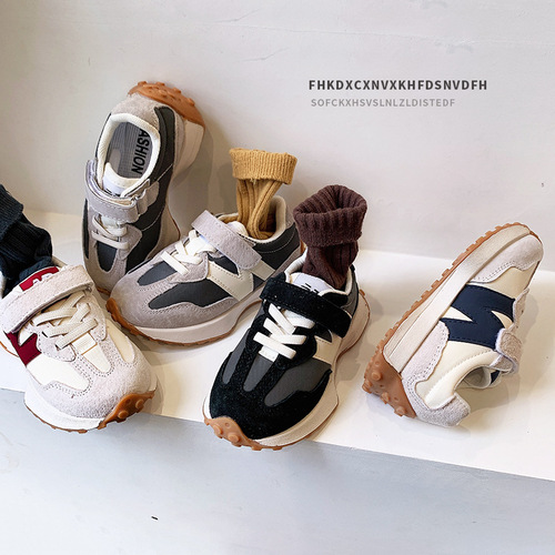 Small waisted children's shoes, children's sports shoes, 2024 spring boys' running shoes, girls' moral training shoes, baby shoes