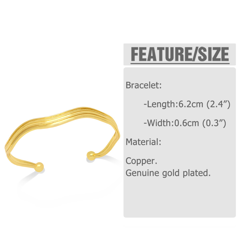 Fashion Eye Copper Bangle Inlay Artificial Gemstones Copper Bracelets