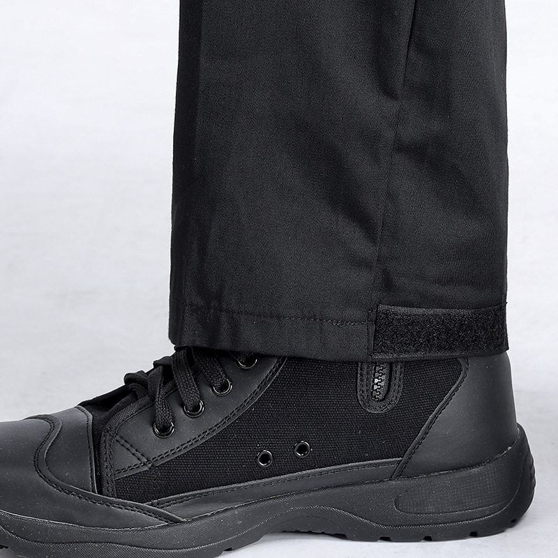 Twill Jacket Security Clothing suit Men's and Women's Summer Short-sleeved Property Security Black Uniform Special Training Clothing