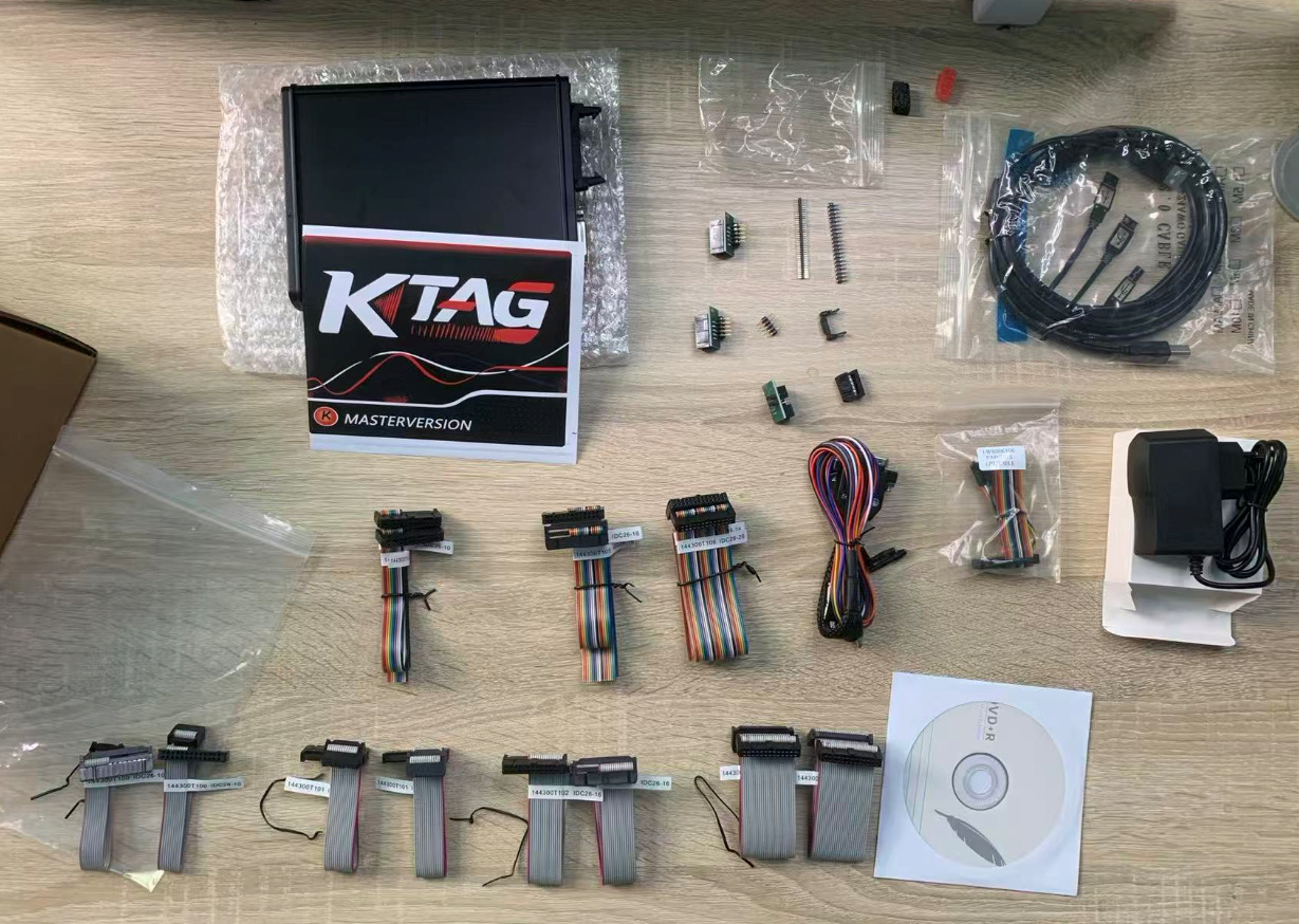 KTAG V7.020 V2.25 Red PCB Red European ECU programming instrument unlimited number of points can be connected to the Internet