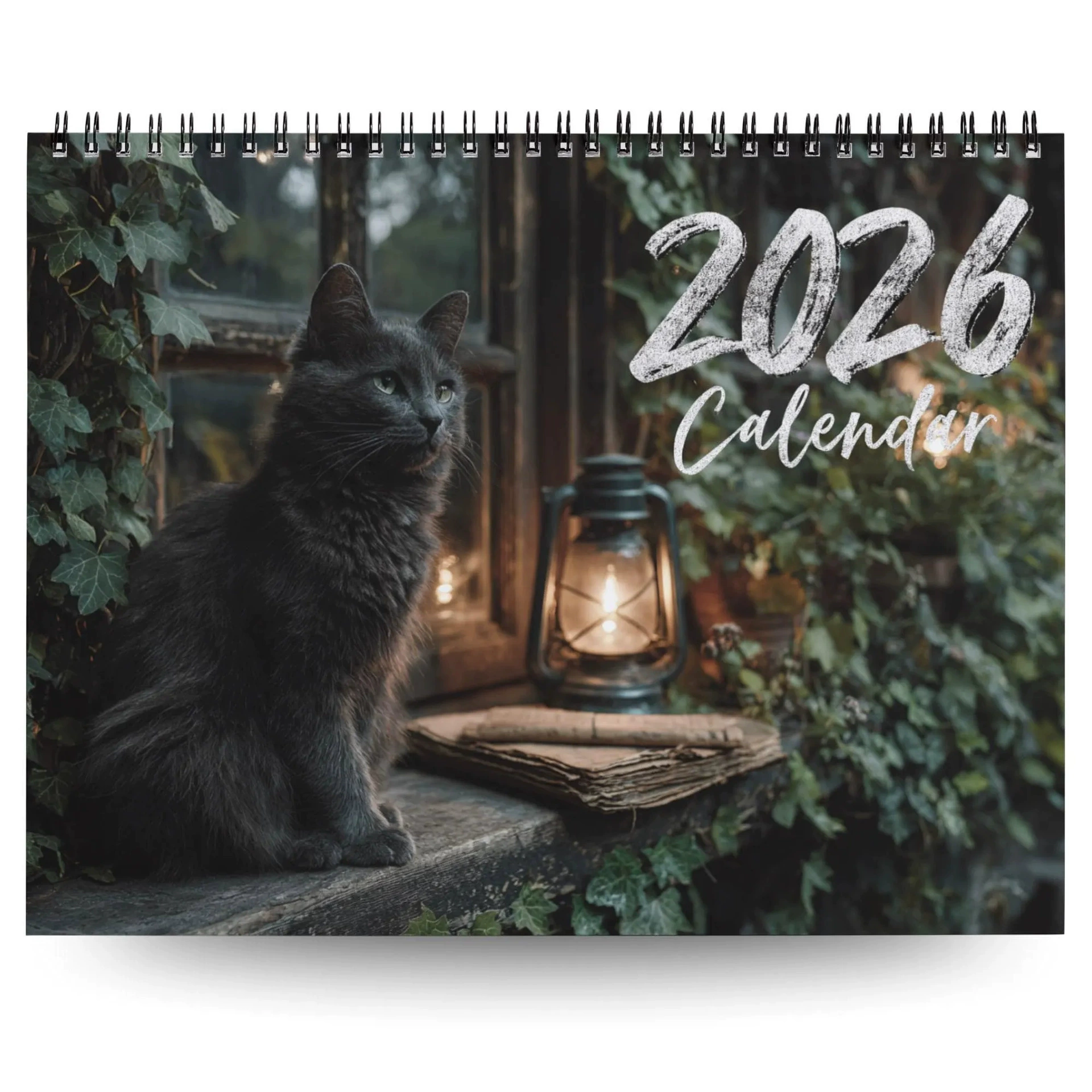 Креативная новая модная популярная модель 2026 Год Cat календарь календарь на стену украшение