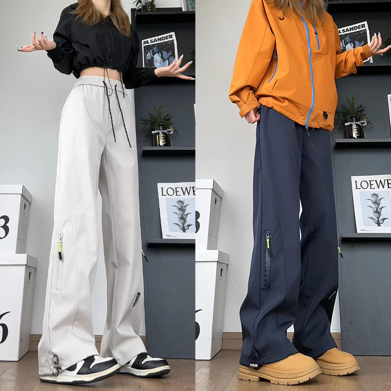 2026 Autumn New Straight-Leg Casual Pants for Men and Women, Slimming Trendy Versatile Plus Size Men's Pants Hk9333-1 2026 Autumn New Straight-Leg Casual Pants for Men and Women, Slimming Trendy Versatile Plus Size Men's Pants Hk9333-1