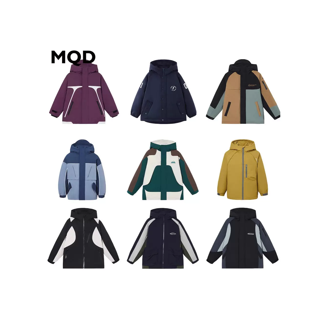 ASGM断码羽绒服集合清仓款户外工装男童羽绒服外套MQD马骑顿同款