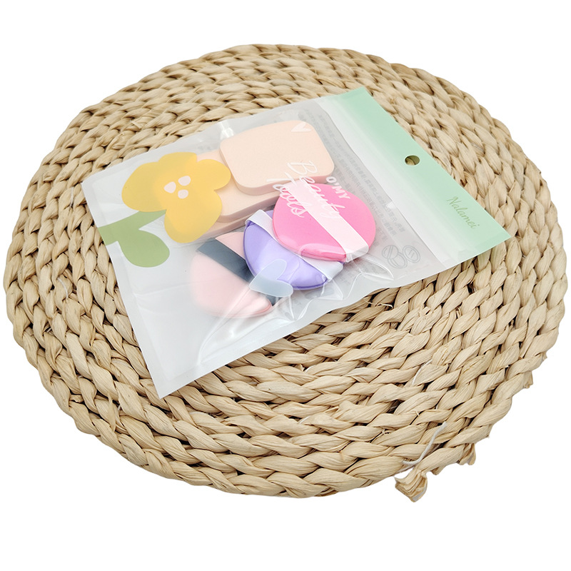 518 - 68 0017 tres almohadillas de aire + tres polvo de maquillaje de esponja de maquillaje de polvo de maquillaje de doble uso 2 yuanes al por mayor