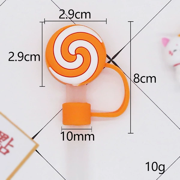 【✧◆◆✧】Orange Lollipop 10mm【✧◆◆✧】