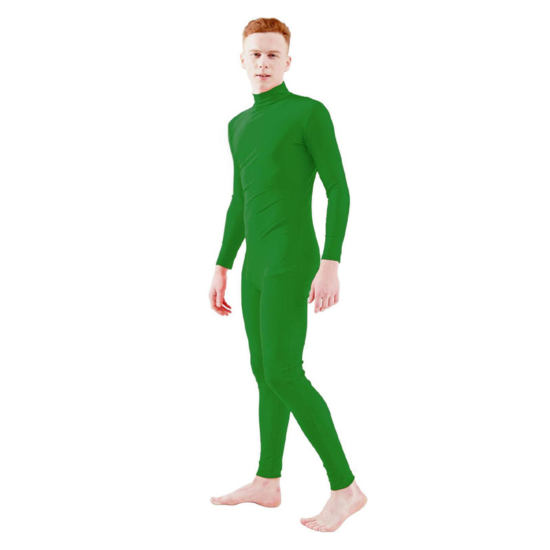 クロスボーダー新製品タイトボディスーツ 5 ハーフパックボディスーツ全身タイツ無地服ダンス服ステージパフォーマンス服|undefined