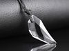 Adjustable crystal, necklace, accessory for beloved, pendant, simple and elegant design