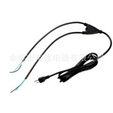 供應 美規黑色AC電源線三插一分二電源三通延長線插頭