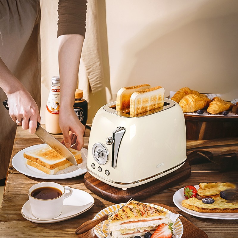 German DETBOM Vintage Toaster toasting machine home automatic heating multi-function Breakfast Machine