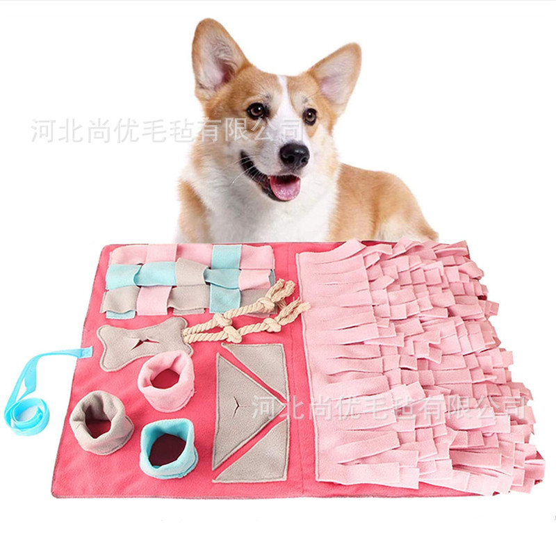 Spot almohadilla para olfatear para mascotas transfronterizas, juguetes educativos para perros y gatos, almohadilla para forrajeo para perros, almohadilla para comida lenta y anti-asfixia