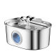 Amazon explosions pet stainless steel water dispenser flower water into the dishwasher mute cat water dispenser
