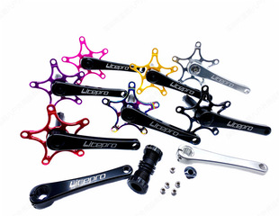 Litepro integrated hollow crank 412 hollow lightweight integrated crank folding car crank
