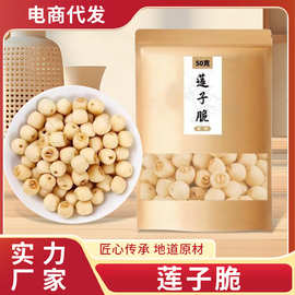 莲子脆袋装50g即食小零食网红同款去芯莲子脆休闲零食批发代发