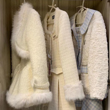 深圳南油秋冬季新款小香风外套气质高端品牌女装走份批发直播实体