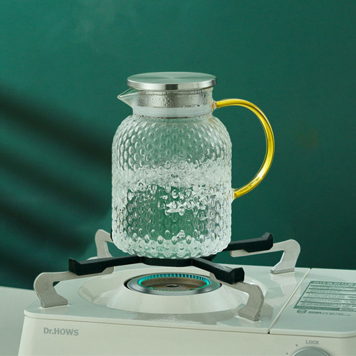 Glass kettle with high temperature resistance, large capacity for cooling, boiled water cup, cold brew tea, household water bottle, ice kettle set