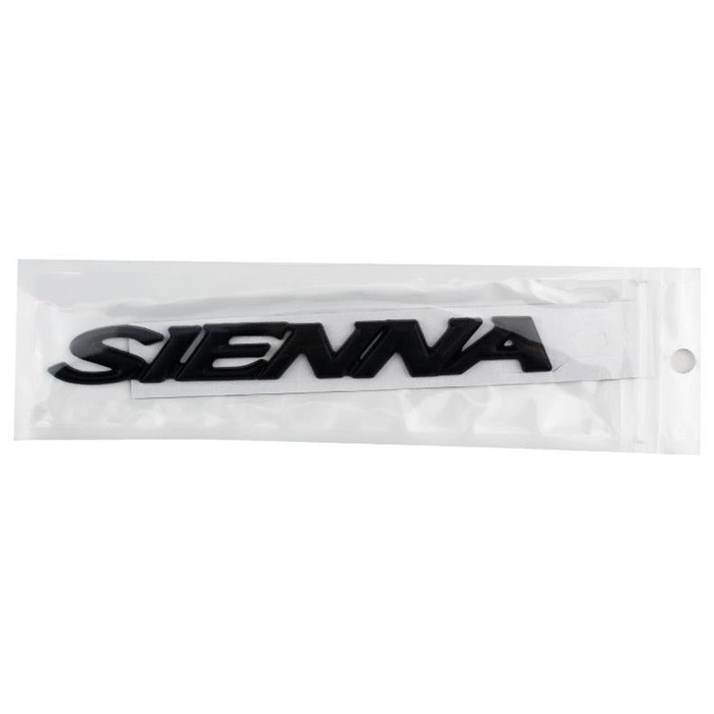 Suitable for modification of the new Toyota Sienna, rear emblem SIENNA car sticker, English metal personalized car badge