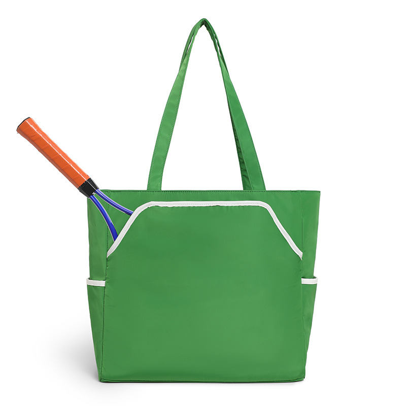 Bolsa de tenis de hombro único de gran capacidad de almacenamiento bolsa de pelota picada de alto valor facial de mujeres al aire libre bolsa de bádminton de hombro