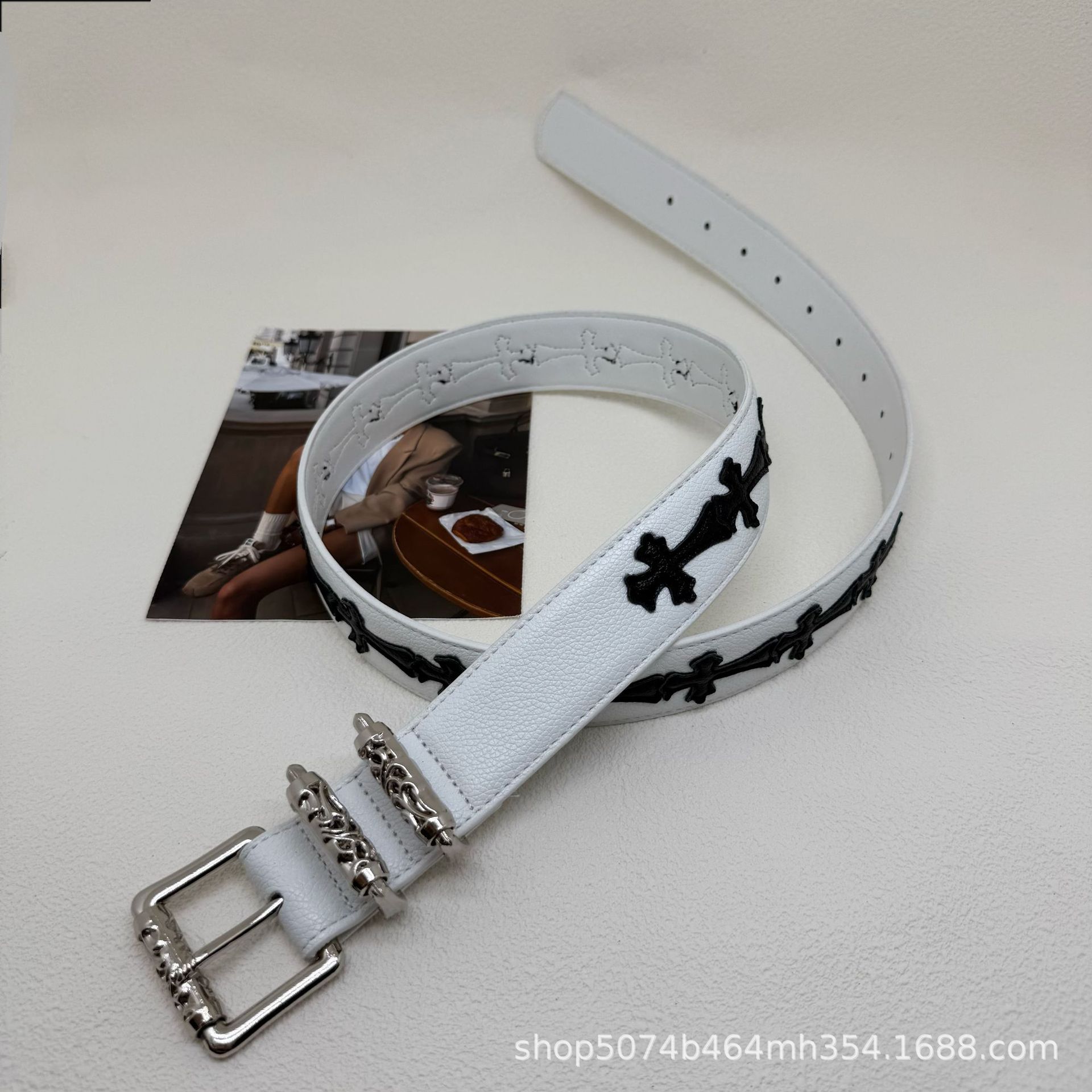 Cinturón cross de color CH cinturón clásico cinturón de jeans para hombres y mujeres cinturón de moda retro cinturón de moda cinturón de moda