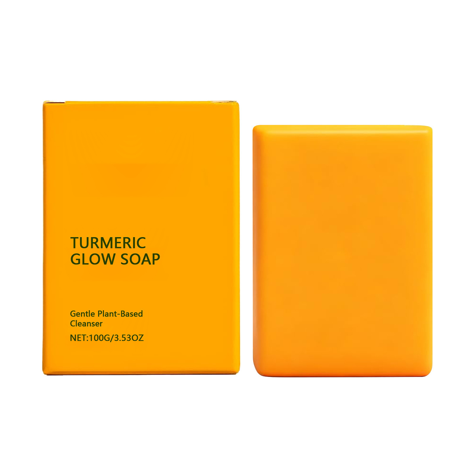 跨境 Turmeric Glow Soap 肌肤清洁皂 温和清洁身体肌肤清爽柔嫩