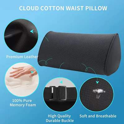 Breathable Design, Ideal Car Lumbar Support | Waist support