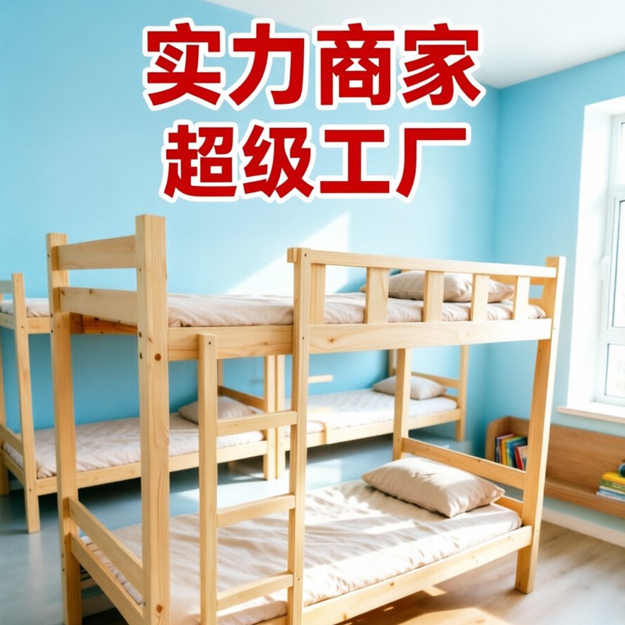 学生上下铺双层床托管班上下床幼儿园午睡双层儿童午托床高低床