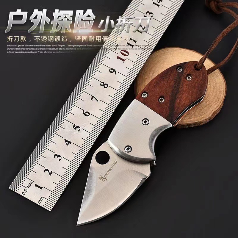 工厂批发户外折叠刀野营多用途小刀高硬度随身便携折刀野外求生刀