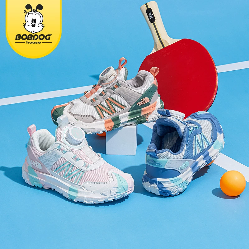 Babu Boys обувь для мальчиков из поколения в поколение новая весна и осень детская повседневная обувь дышащая вращающаяся пуговица обувь для девочек