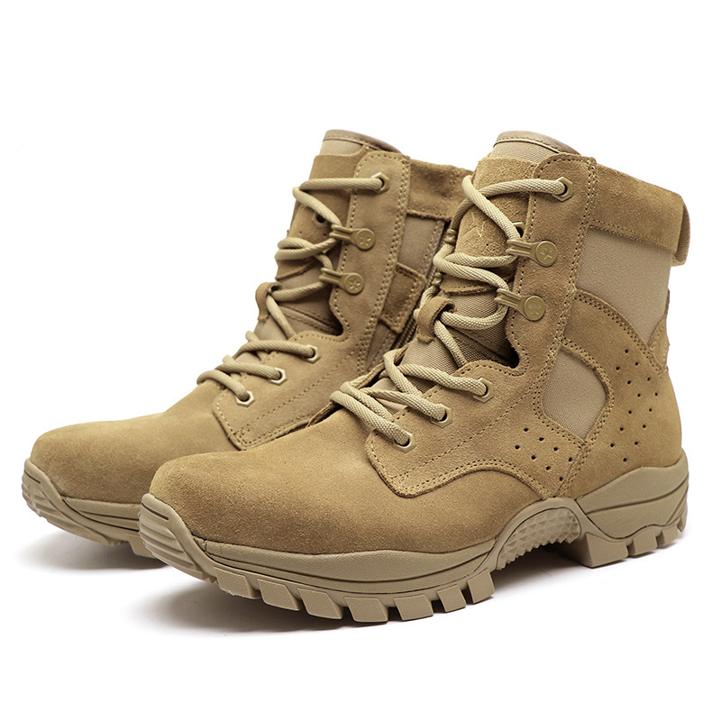 Botas de entrenamiento al aire libre 3515 – cremallera lateral, antiperforación, estilo desierto, para hombres image 6