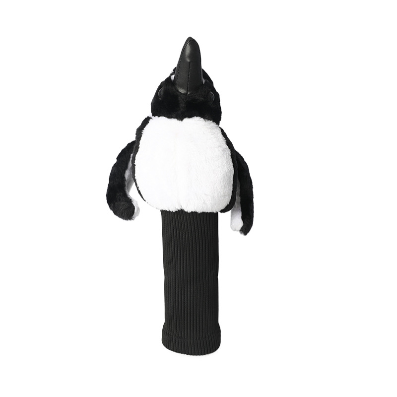 Juego de palos de golf de animales de pingüino Juego de palos de madera No. 1 Juego de palos de madera Juego de sombreros de palos Suministros de golf