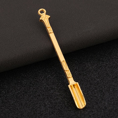 廠家批發跨境金屬小煙鏟 勺子鼻煙壺煙釘煙膏 鏟子藥勺微量調試鏟