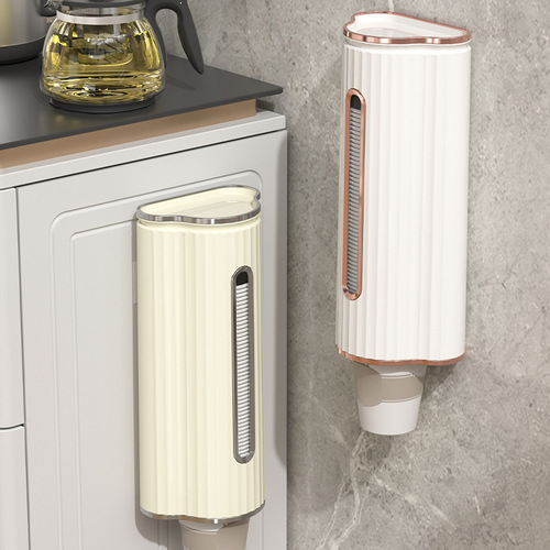 Paper cup holder, cup holder, disposable water cup storage box, automatic fall-off artifact, water dispenser storage rack, wall hanging