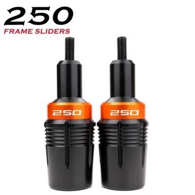 Motorcycle bumper – Suitable for Husqvarna401 Svartpilen401/250 - orange-250-pair-body-anti-fall-ball