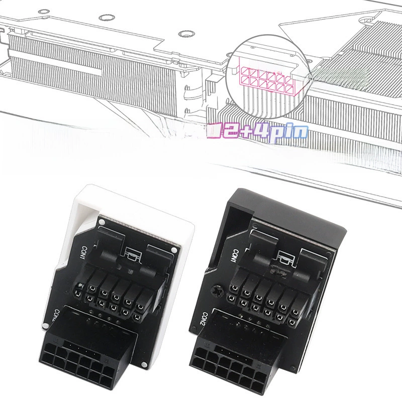 EZDIYFAB 12VHPWRPCI-E 5.0 корпус RTX4090 12+4pin видеокарта 180 градусов поворота
