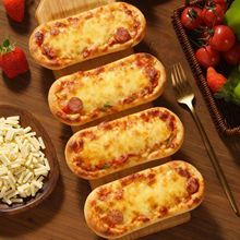 芝士船披萨 加热即食空气炸锅披萨 半成品早餐船型披萨 懒人披萨