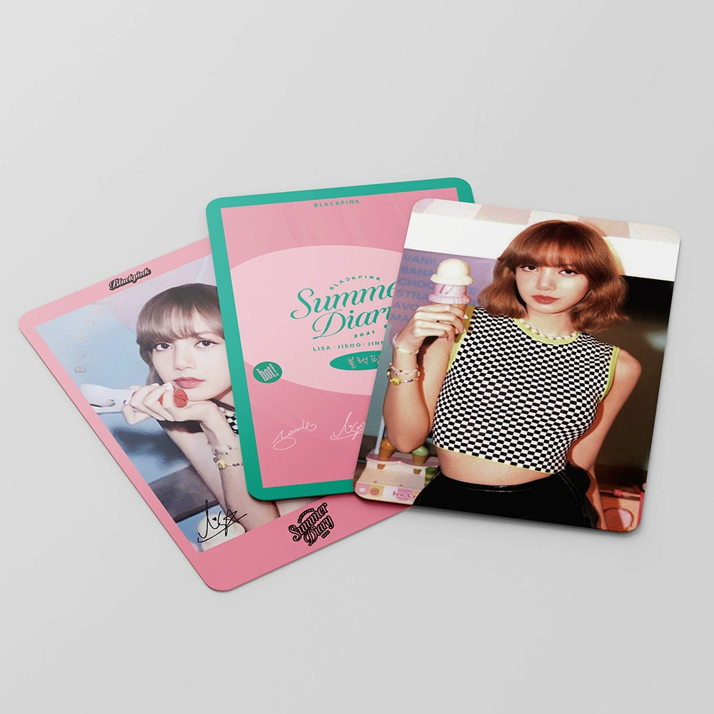 Интегрированный розовый маленький кард LISA 55 BP LOMO карточка JISOO маленькая карточка JENNIE поддерживающая карточка ROSE