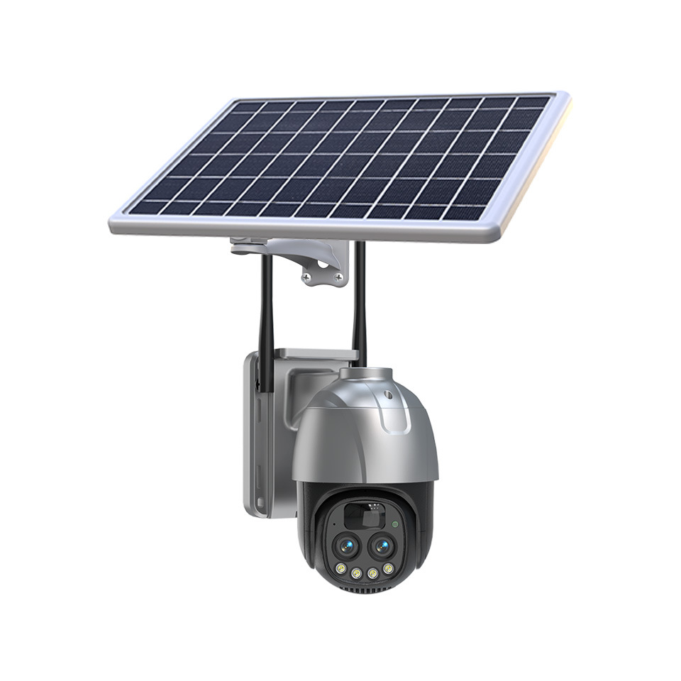 Cámara de vigilancia solar al aire libre HD visión nocturna intercomunicador de voz remoto 4g cámara doméstica al aire libre impermeable