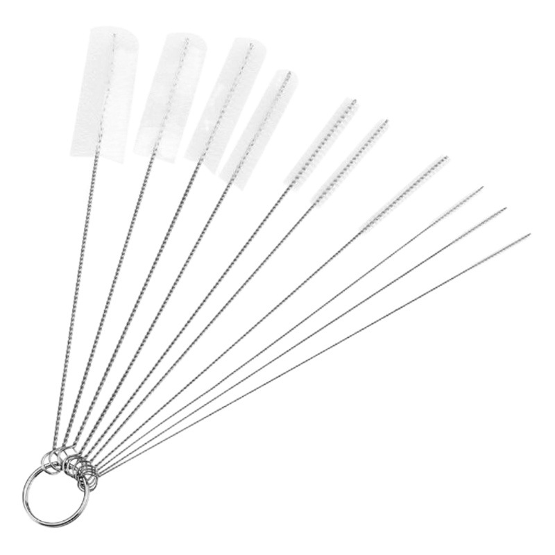 Cepillo de limpieza traje aguja boquilla cepillo equipo de tatuaje cepillo de pulverización traje de cepillo de diez piezas traje de cepillo de pistola