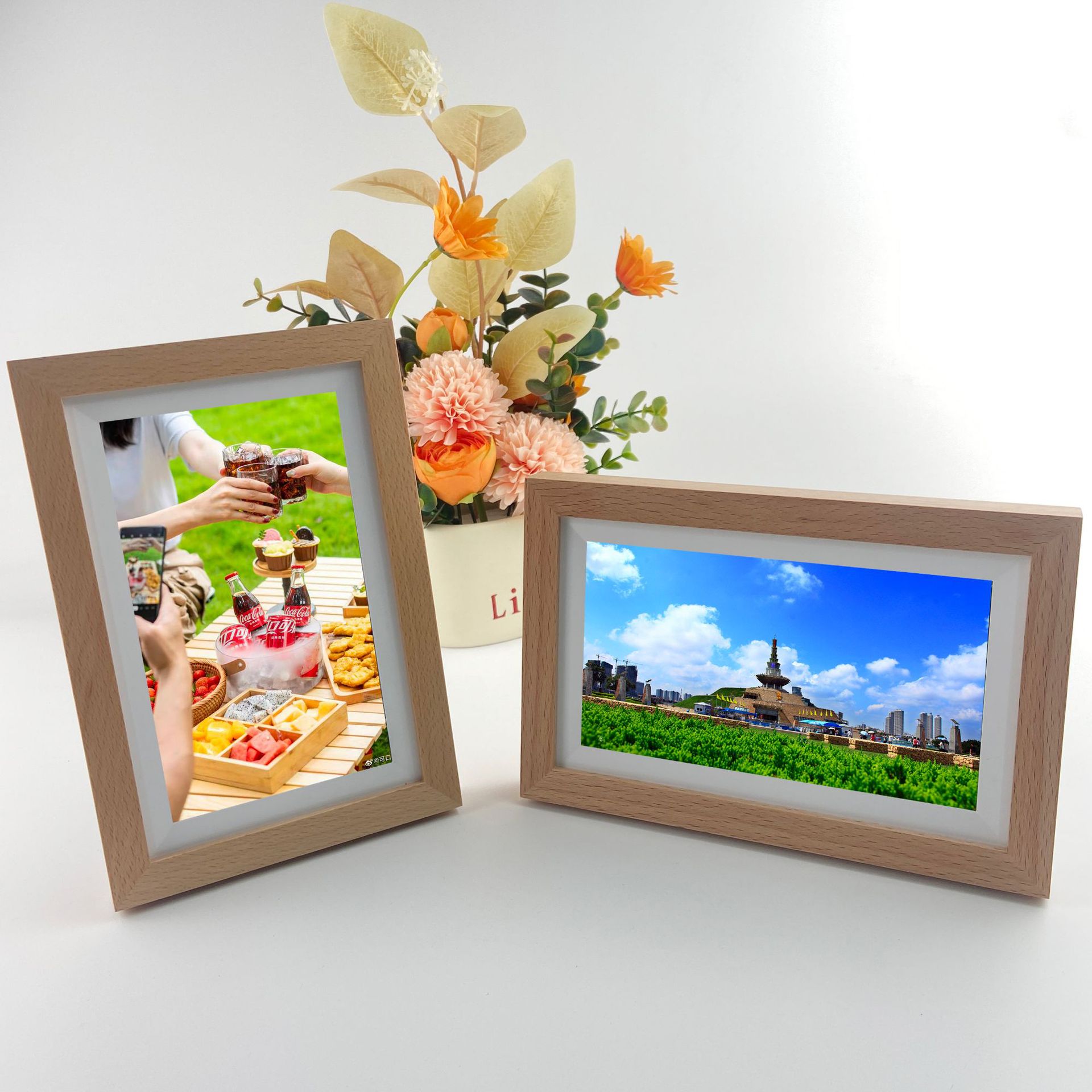 榉木数码相框-主图