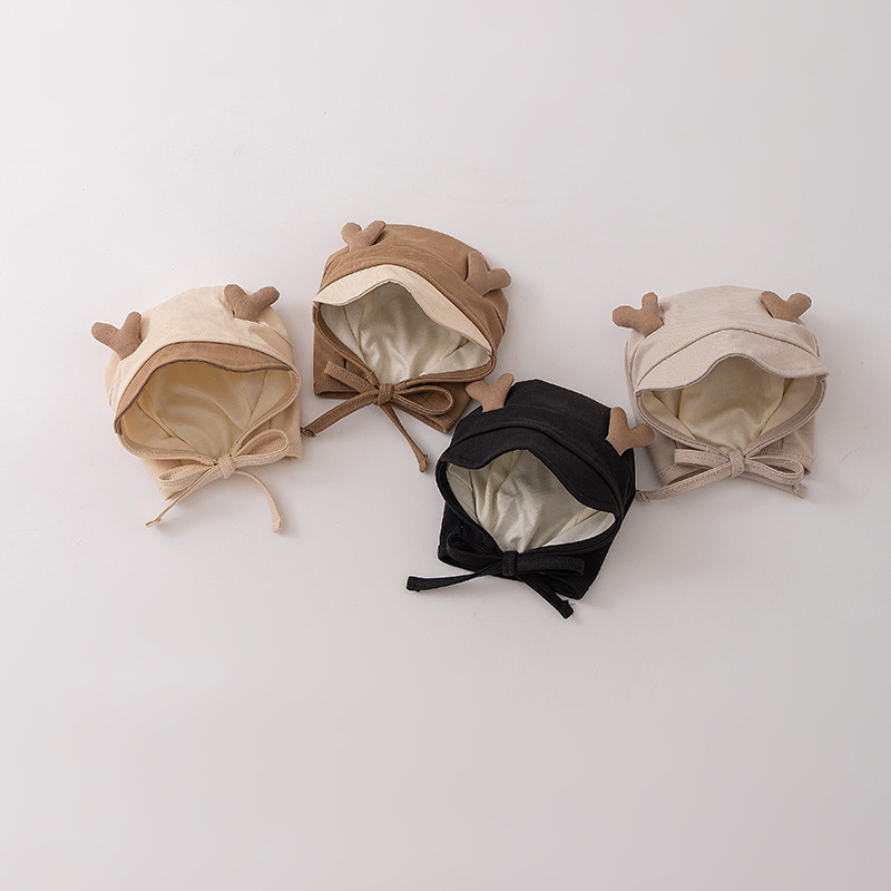 Sombreros para bebés primavera y otoño delgados lindos sombreros cortesanos para hombres y mujeres bebés pequeños recién nacidos sombreros