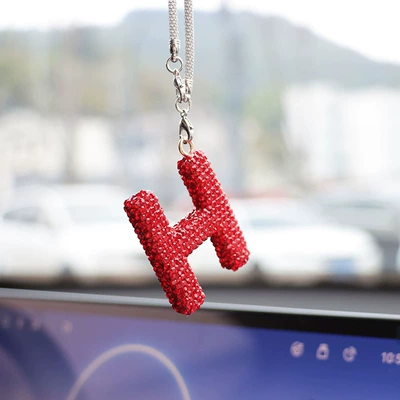 Car hanging – pendant pendant - h-big-red-letter-car-pendant