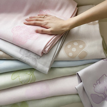 2025夏季新款竹纤维单层毛巾被盖毯夏凉被冷感毯凉感空调被