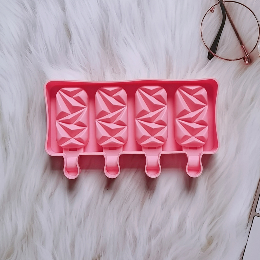 4 pequeños 44 molde de silicona pastel helado pudín molde de postre jabón utensilios de cocción