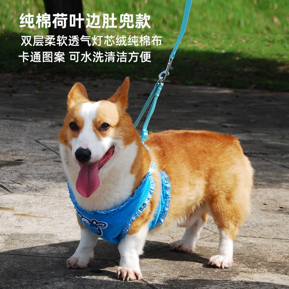 Вельветовый ремень из чистого хлопка, стильный ремень, набор тяговых веревок, жилет, поводок для собаки, поводок для собаки, товары для собак, специальное предложение