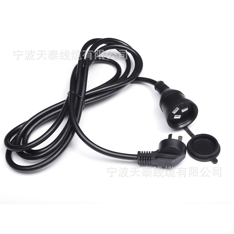 直销 国标3C插头品字尾电源线铜芯电缆 三芯三插电饭煲 电磁炉线